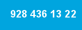 928 436 13 22